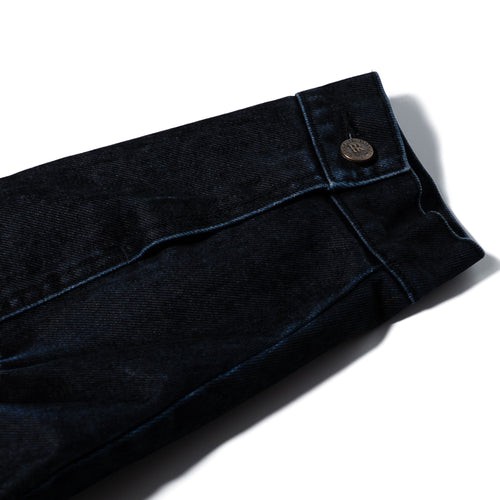 Dsxbs Wax Real Denim Wide Work Jacket Worn Midnight Denim