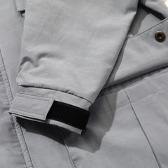 4Cargo Pocket Hooded Jacket Peach Sky