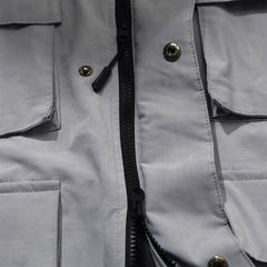 4Cargo Pocket Hooded Jacket Peach Sky