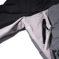 Dual Tone 4.4oz Insulated Hooded Jacket Charcoal