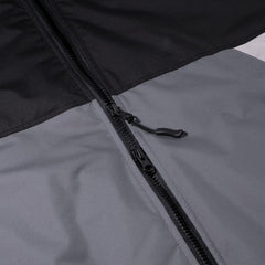 Dual Tone 4.4oz Insulated Hooded Jacket Charcoal