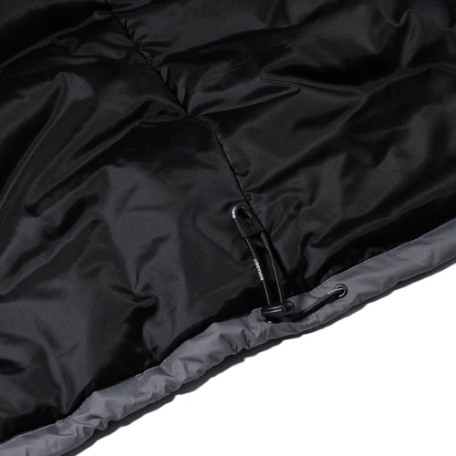 Dual Tone 4.4oz Insulated Hooded Jacket Charcoal