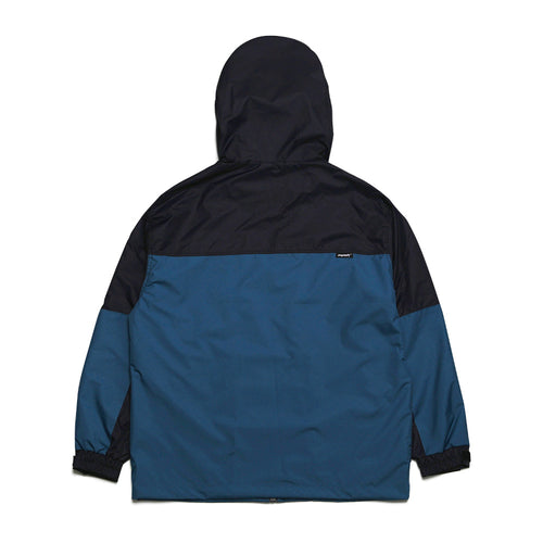 Mmm Windbreaker Hooded Jacket Peacock Blue
