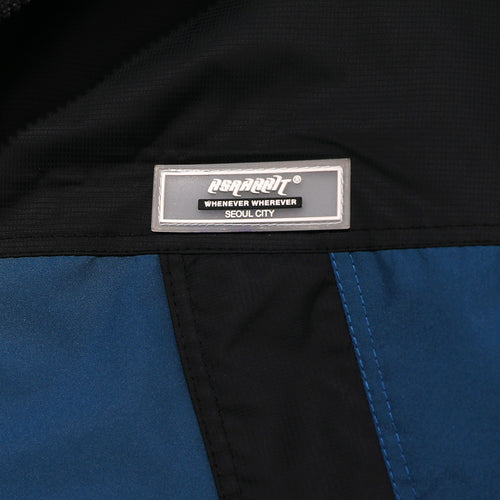 Mmm Windbreaker Hooded Jacket Peacock Blue
