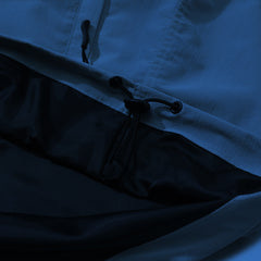 Mmm Windbreaker Hooded Jacket Peacock Blue