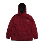 Mmm Windbreaker Hooded Jacket Burgundy