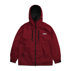 Mmm Windbreaker Hooded Jacket Burgundy