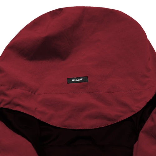 Mmm Windbreaker Hooded Jacket Burgundy