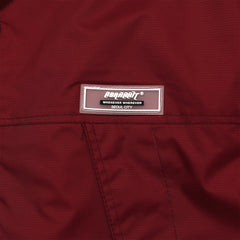 Mmm Windbreaker Hooded Jacket Burgundy