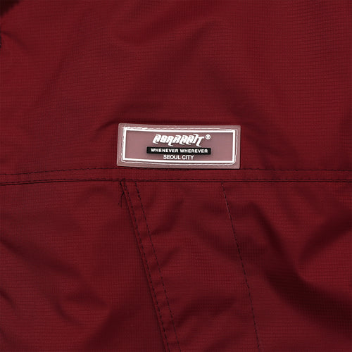 Mmm Windbreaker Hooded Jacket Burgundy
