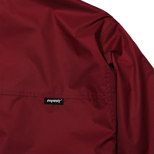 Mmm Windbreaker Hooded Jacket Burgundy