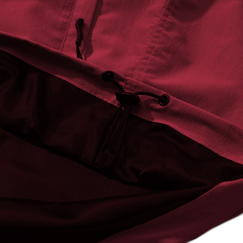 Mmm Windbreaker Hooded Jacket Burgundy