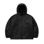 Blocked 3oz Insulated Hooded Jacket Black