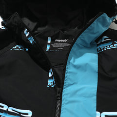 Play Hard Lr Hooded Jacket Sky Black