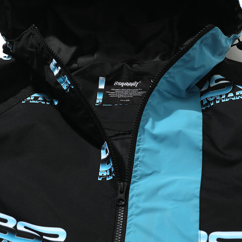 Play Hard Lr Hooded Jacket Sky Black