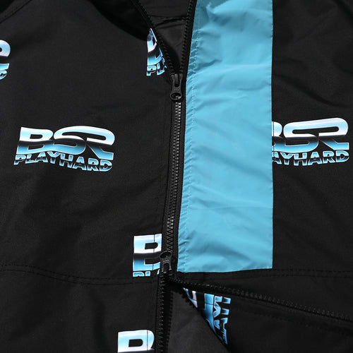 Play Hard Lr Hooded Jacket Sky Black