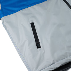 Blocked 3oz Insulated Hooded Jacket Blue Gray