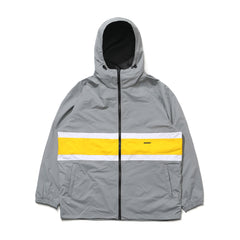 Brt Logo Hooded Jacket Gray