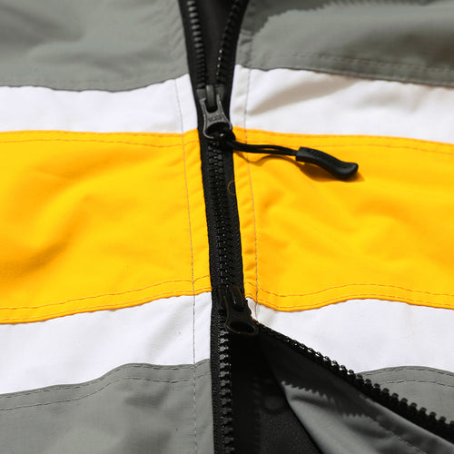 Brt Logo Hooded Jacket Gray