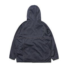 Brt Logo Stitch Hooded Jacket Denim Blue