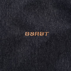 Brt Logo Stitch Hooded Jacket Denim Blue