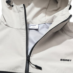 Logo 3L Hooded Jacket Cream