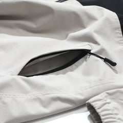 Logo 3L Hooded Jacket Cream