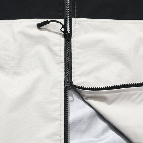 Logo 3L Hooded Jacket Cream