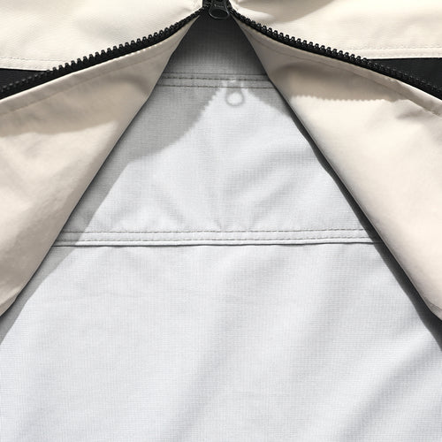 Logo 3L Hooded Jacket Cream