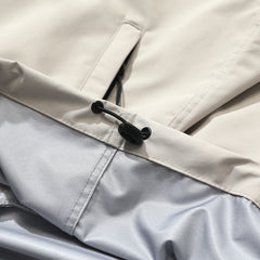 Logo 3L Hooded Jacket Cream