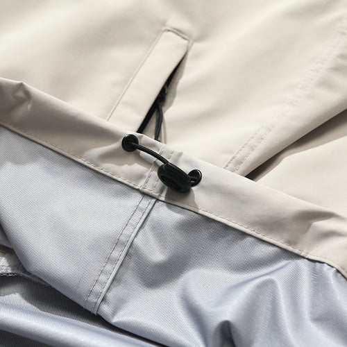 Logo 3L Hooded Jacket Cream