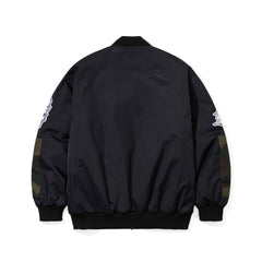 Fstp 2oz Insulated Varsity Jacket Black Camo