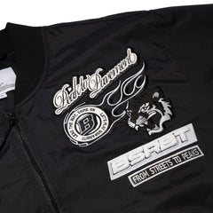 Fstp 2oz Insulated Varsity Jacket Black Camo