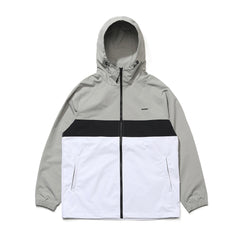 Logo 3L Hooded Jacket Gray / White