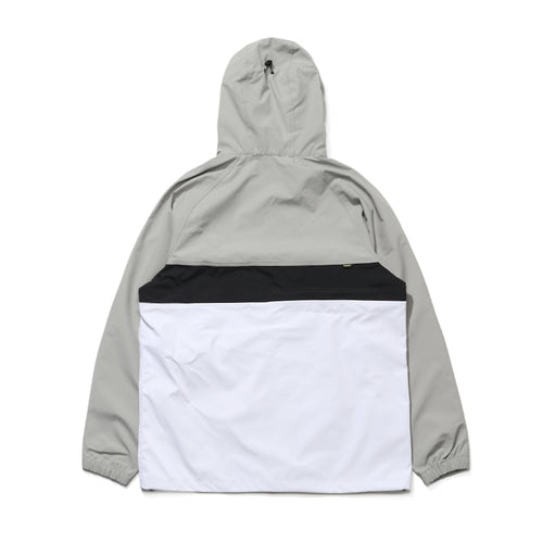Logo 3L Hooded Jacket Gray / White
