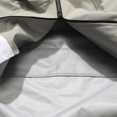 Logo 3L Hooded Jacket Gray / White