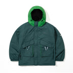 Structured Pocket 2oz Insulated Hooded Jacket Green