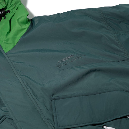 Structured Pocket 2oz Insulated Hooded Jacket Green