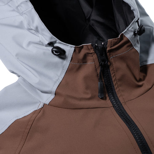 Dual Tone Active 1oz Insulated Hooded Jacket Brown