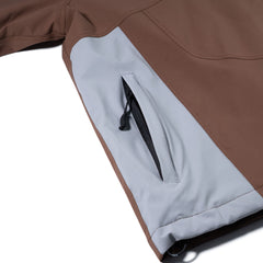 Dual Tone Active 1oz Insulated Hooded Jacket Brown