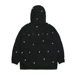 Dsxbr Hooded Anorak Jacket Black