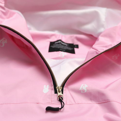 Dsxbr Hooded Anorak Jacket Pink