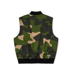 Cotton Twill 1oz Insulated Retro Vest Nordic Camo