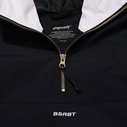 Bsm Hooded Anorak Jacket Navy