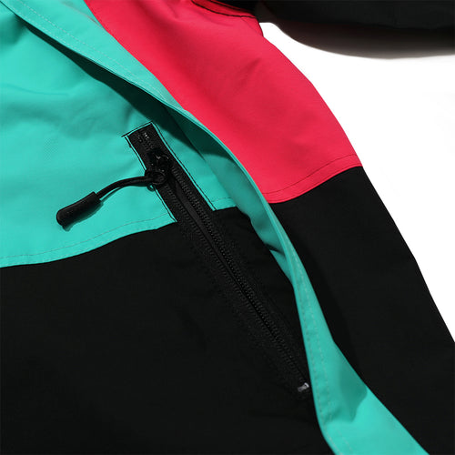Bsm Hooded Anorak Jacket Mint Black