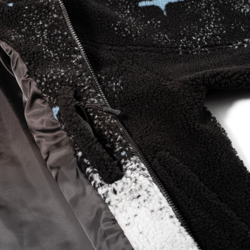 Bp Smoking Rabbit Fleece Hooded Jacket Black