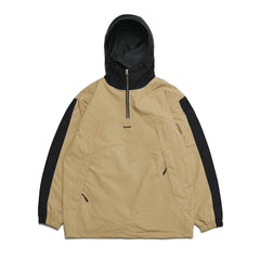 Bsm Hooded Anorak Jacket Beige