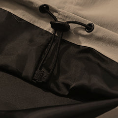 Bsm Hooded Anorak Jacket Beige