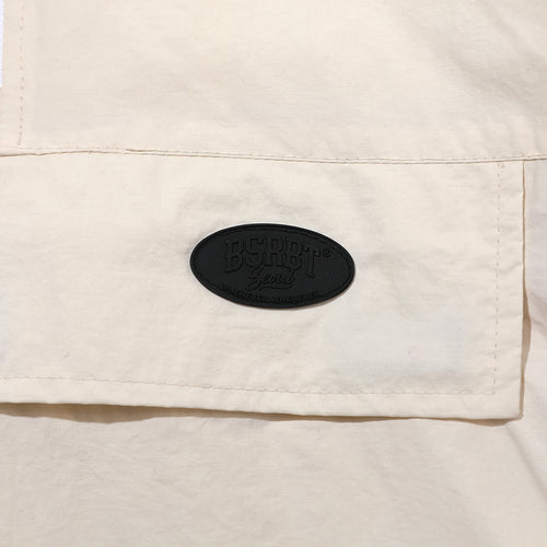 Bsp Hooded Anorak Jacket Cream