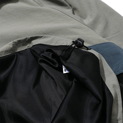 Comfy Anorak Jacket Dark Gray / Black